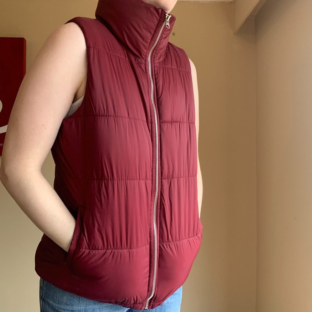 GAP Red Puffer Vest